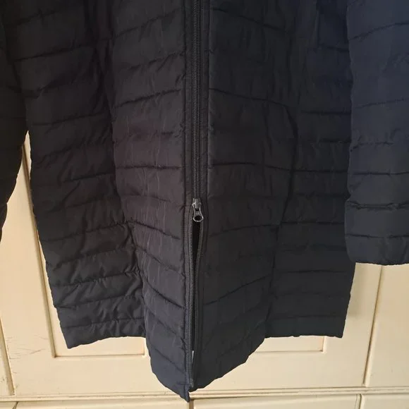 J Jill Women's Black Quilted Puffer Coat Size XL - Picture 7 of 11